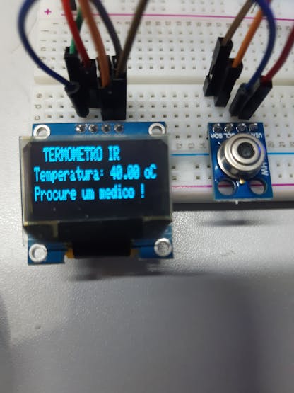 Figure 3 - System on and temperature above 39º C.