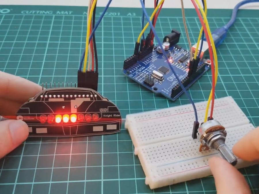 Arduino Knight Rider with Potentiometer