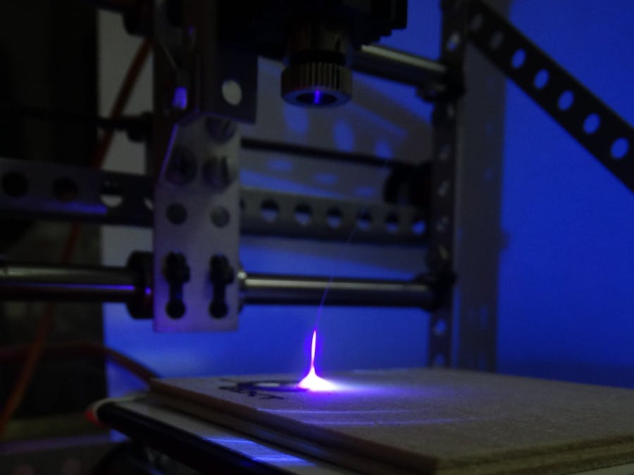 Mini Laser Engraver on 28BYJ-48 Motors