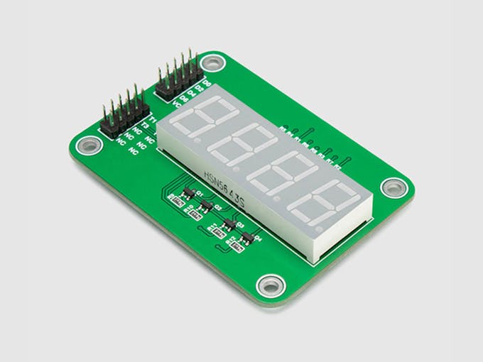 SEVEN-SEGMENT LED DISPLAY 4X