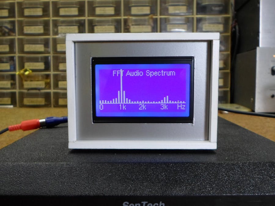 DIY FFT Audio Spectrum Analyzer © GPL3+