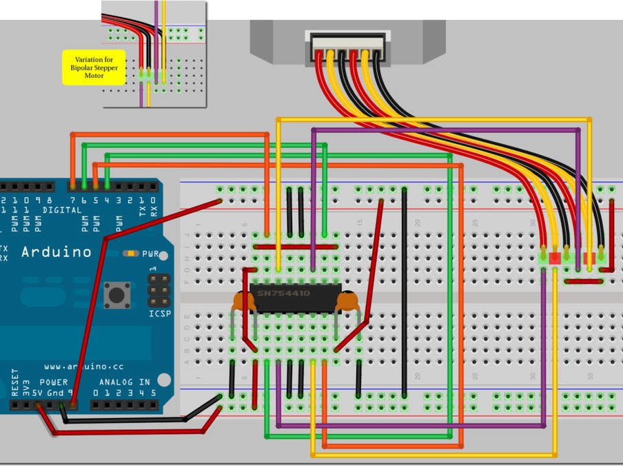 Basic Stepper Control – Arduino Workshop - Hackster.io