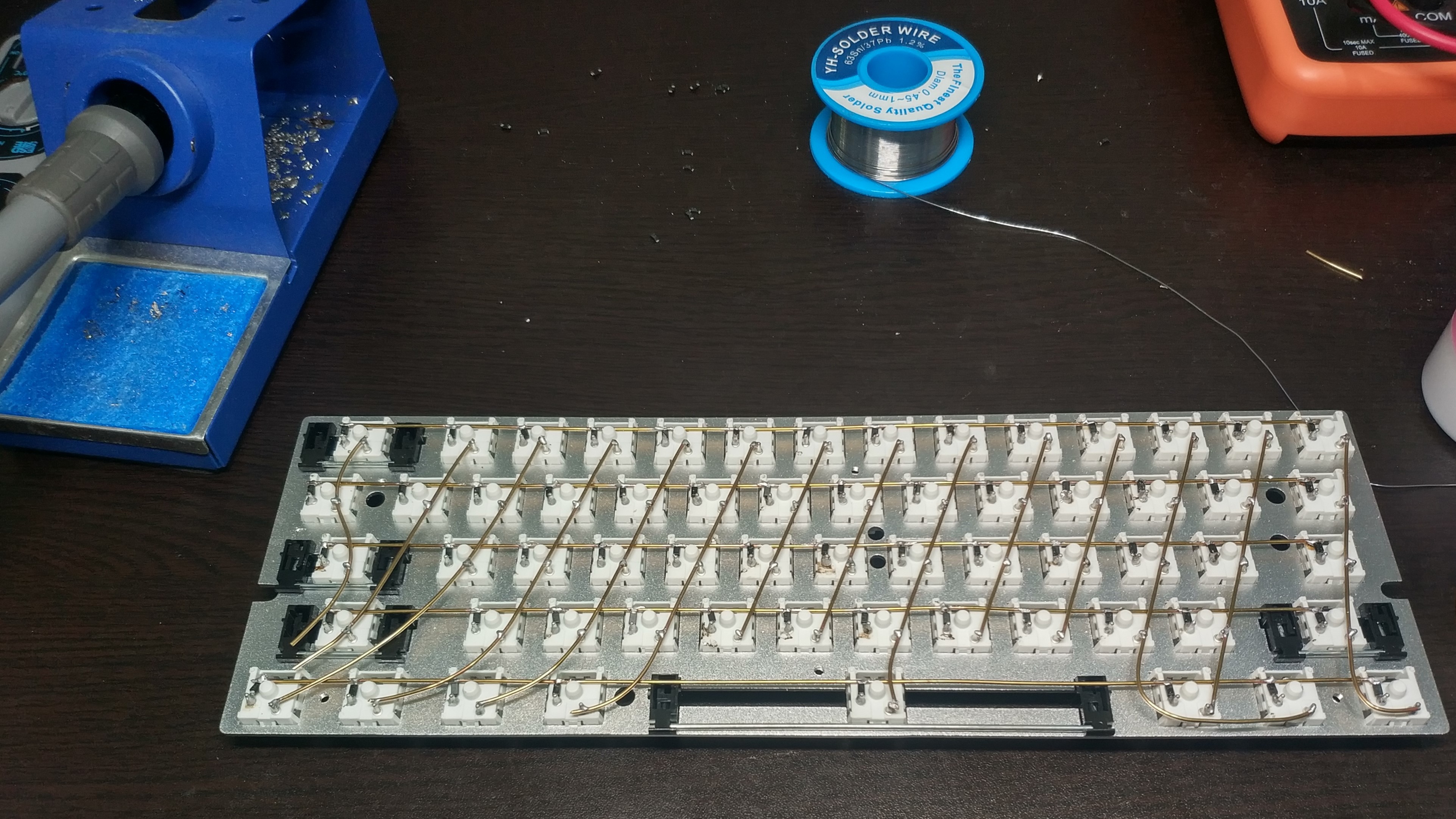 hand wired bluetooth keyboard