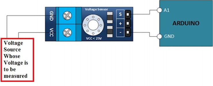 How To Connect Arduino With Voltage Sensor Hackster Io