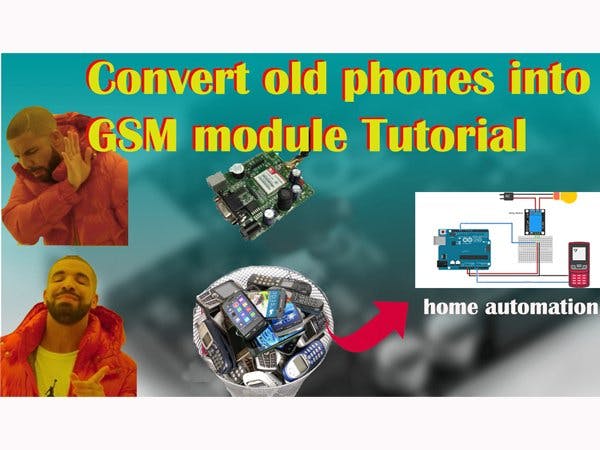 How to convert old mobiles phones into GSM Module for Home