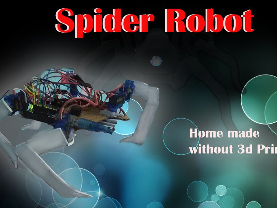 Spider Robot using Arduino and CardBoards