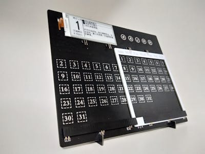 DIY Electronic Desk Calendar