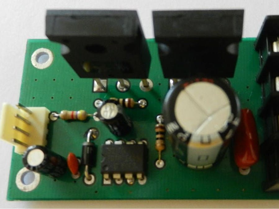 DC Motor Driver Using Power Mosfets [PWM Controlled, 30A Hal