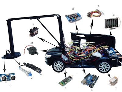 Smartphone Controlled Arduino 2WD Robot Car to detect mine b