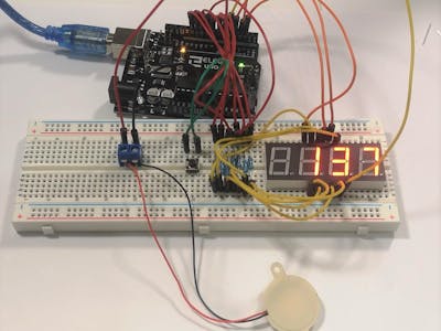 Reaction Timer Game with 4-Digit 7-Segment Display