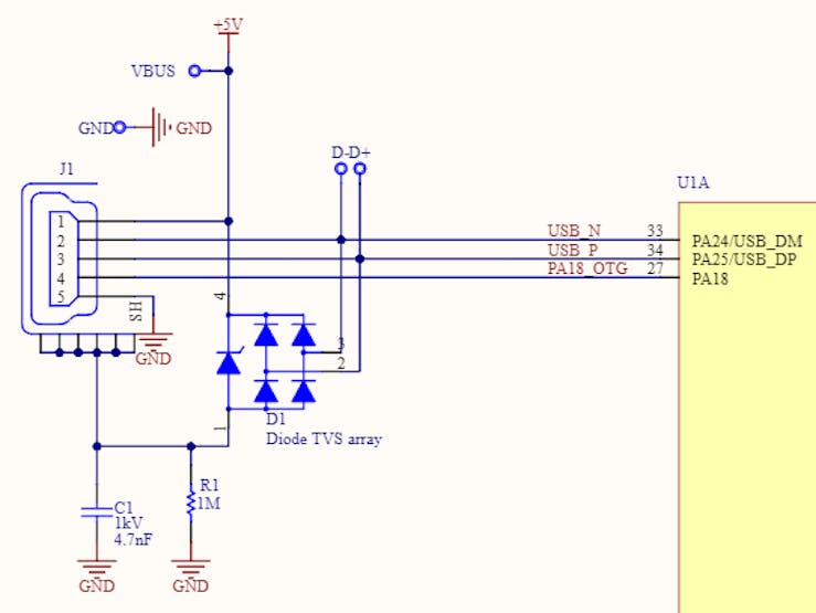 From Arduino MKR 1010 Schematic