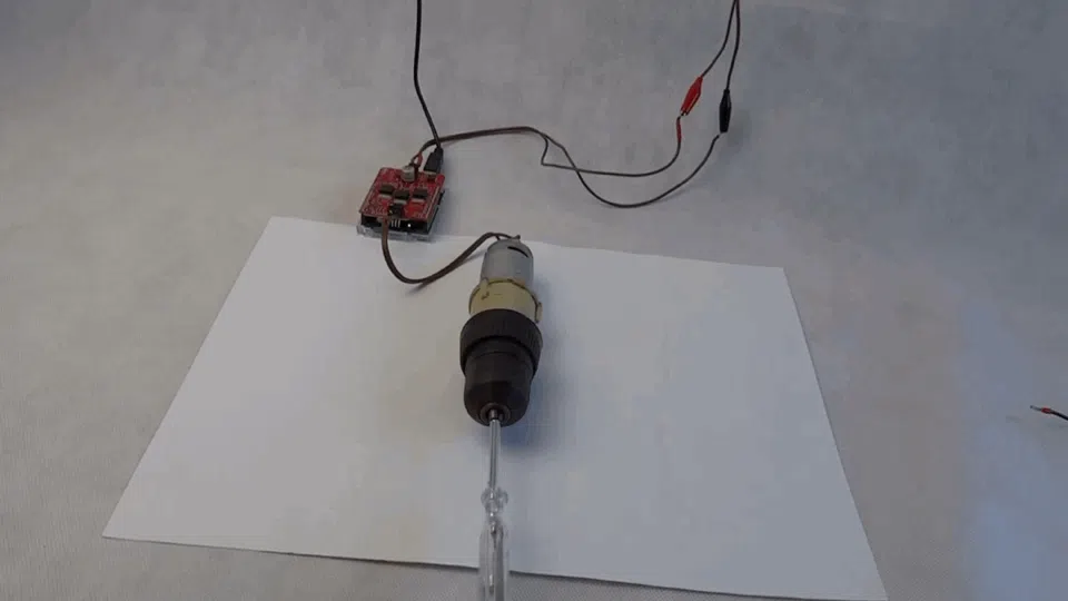 H-Bridge Bidirectional Motor Mode GIF
