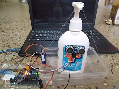 Automatic Hand Sanitizer Using Arduino