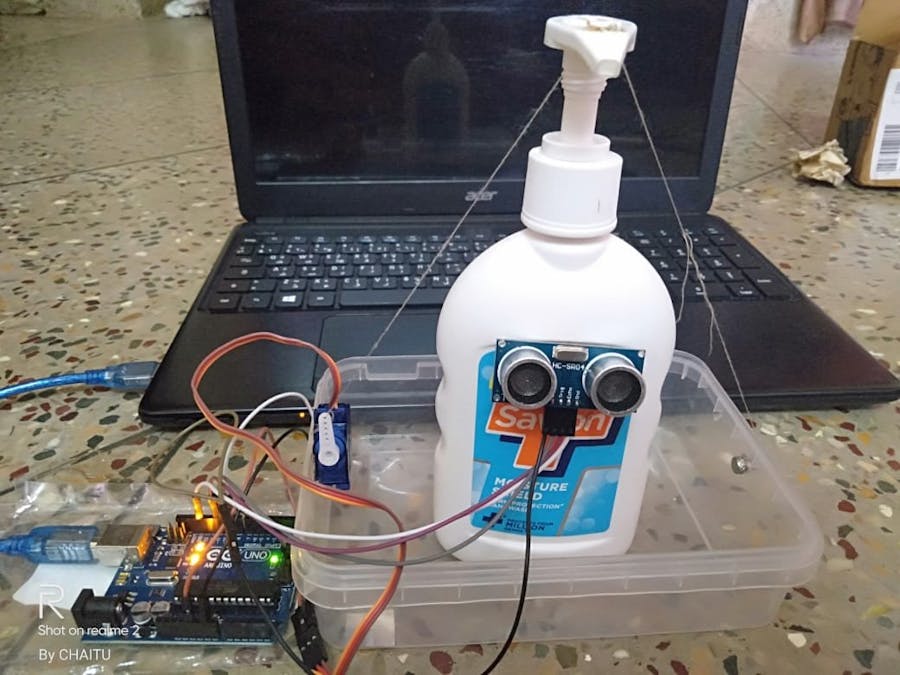 Automatic Hand Sanitizer Using Arduino