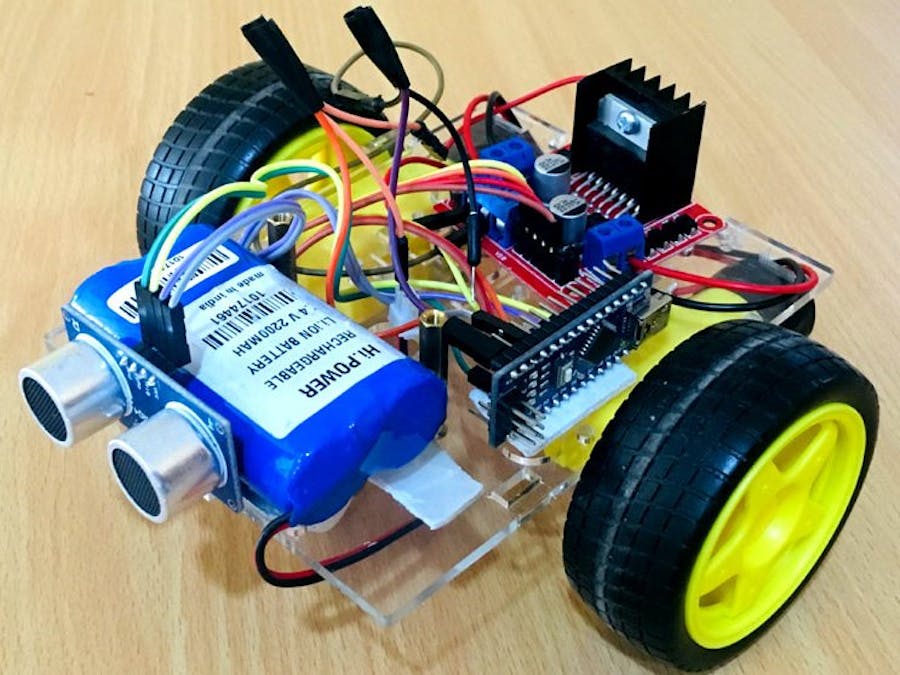 Obstacle Avoiding Robot using Arduino and Ultrasonic Sensor