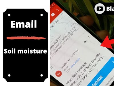 Get the Soil moisture notification from Your Email Using IFT