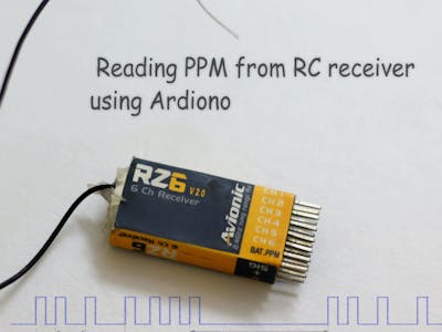 Reading RC Receiver PPM Signal Using Arduino