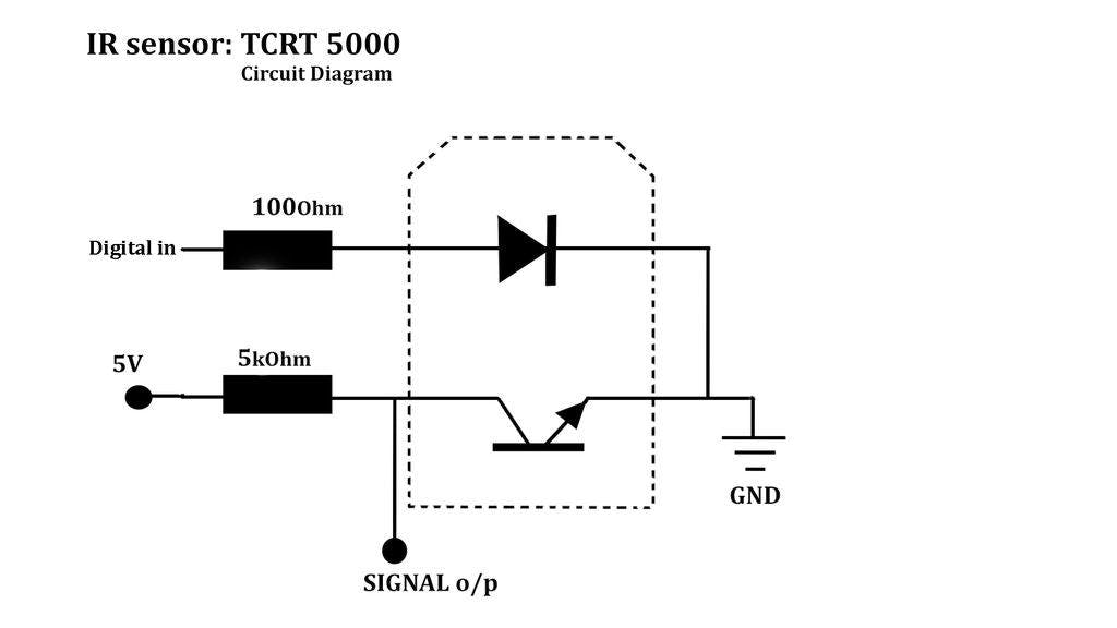 Tcrt5000 схема подключения