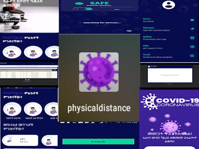 Covid-19 Physical distance keeper and contact tracing app