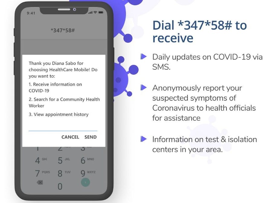 USSD AI Feedback loop for Disease Surveillance