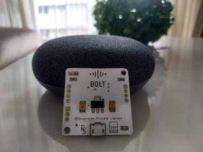 Switch on a LED using a Google Home