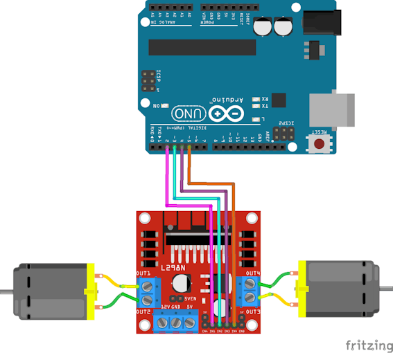 How To Use The L298n Motor Driver Arduino Project Hub