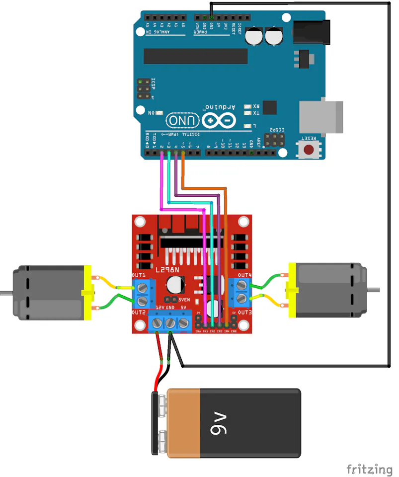 How To Use The L298n Motor Driver Arduino Project Hub