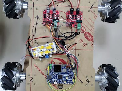A MecaNum Wheel Car with Phone Remote Control