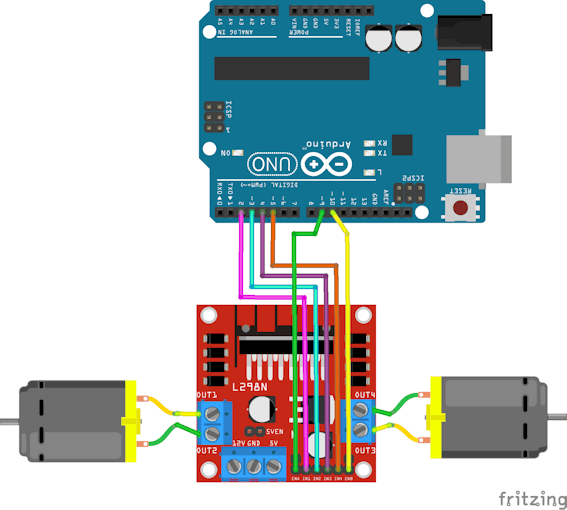 How To Use The L298n Motor Driver Arduino Project Hub How To Use The L298n Motor Driver Arduino Project Hub