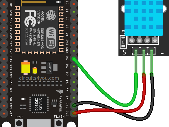 Nodemcu Temperature Sensor Dht11 - Hackster.io