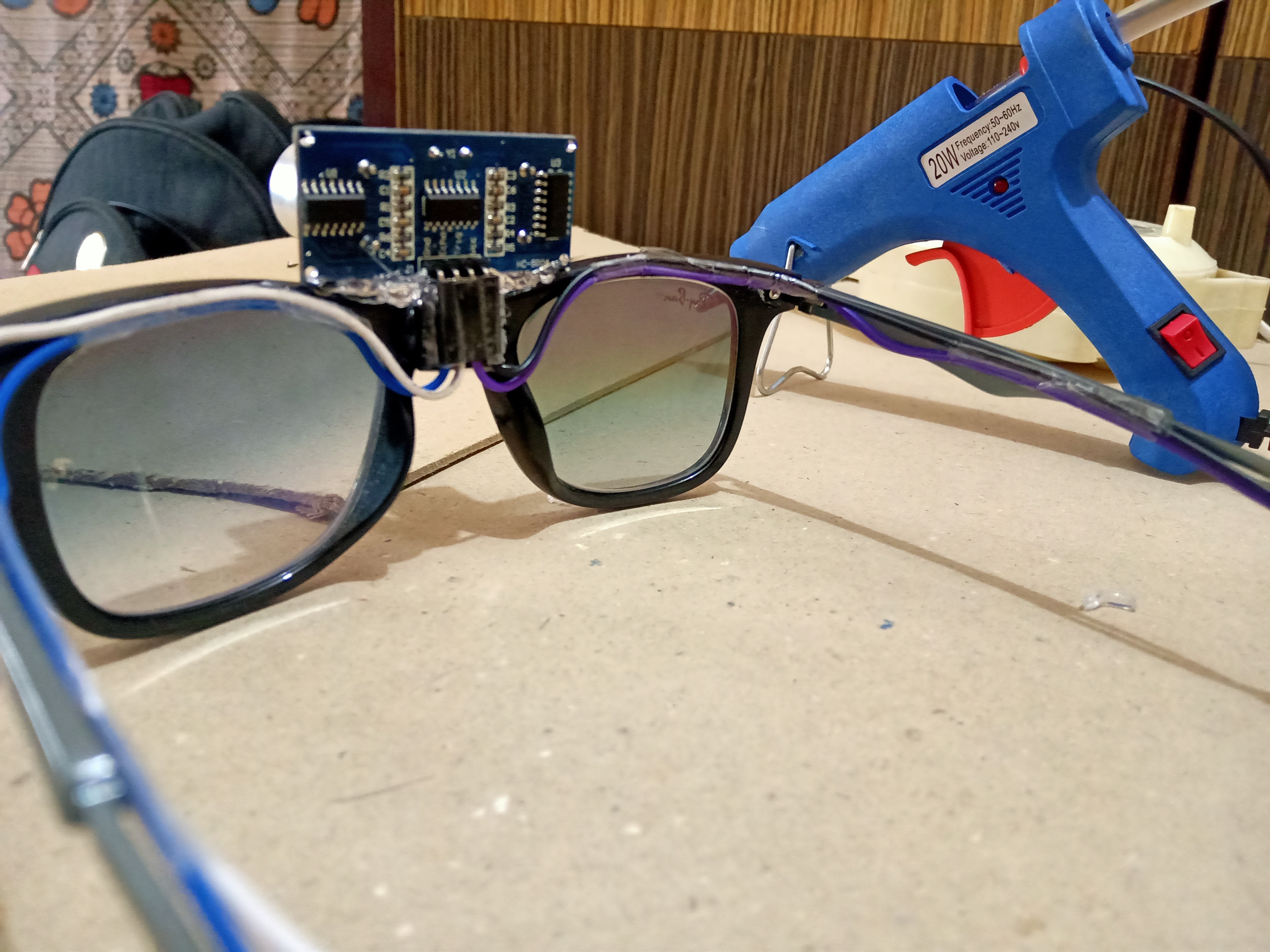 Smart Glasses for Blind Prototype Hackster.io