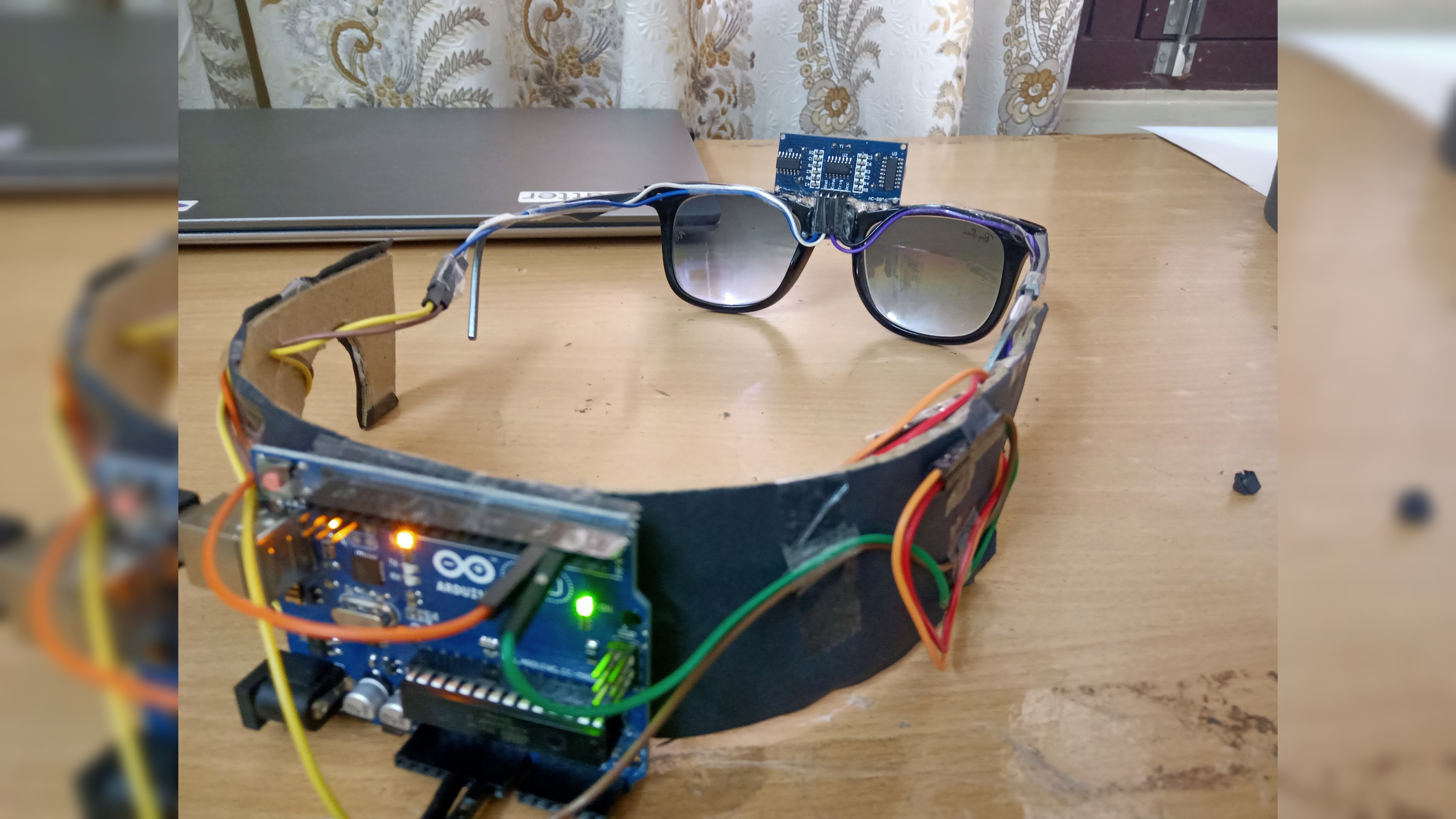 Smart Glasses for Blind Prototype Hackster.io