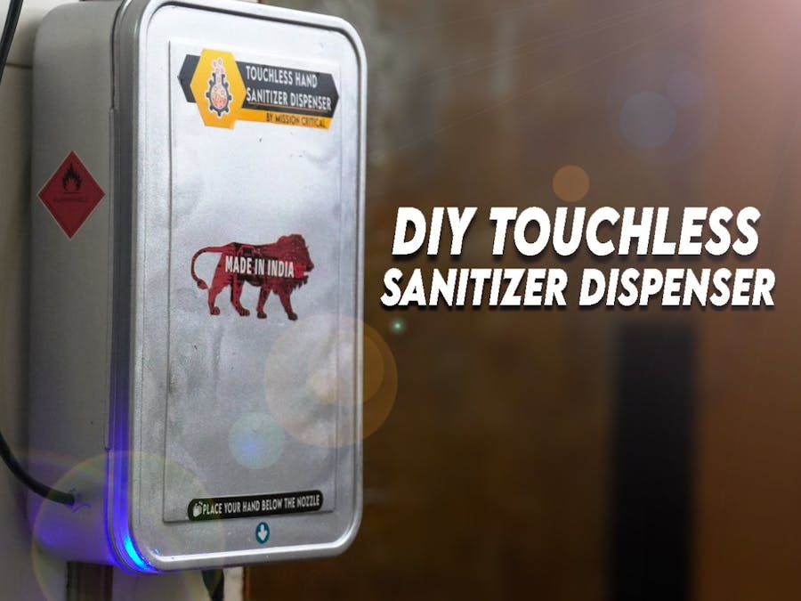 DIY Automatic Sanitizer Dispenser