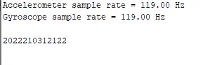Serial Output