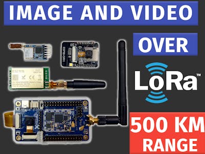 LoRa Image and Video transmission wireless | ML on EdgeX