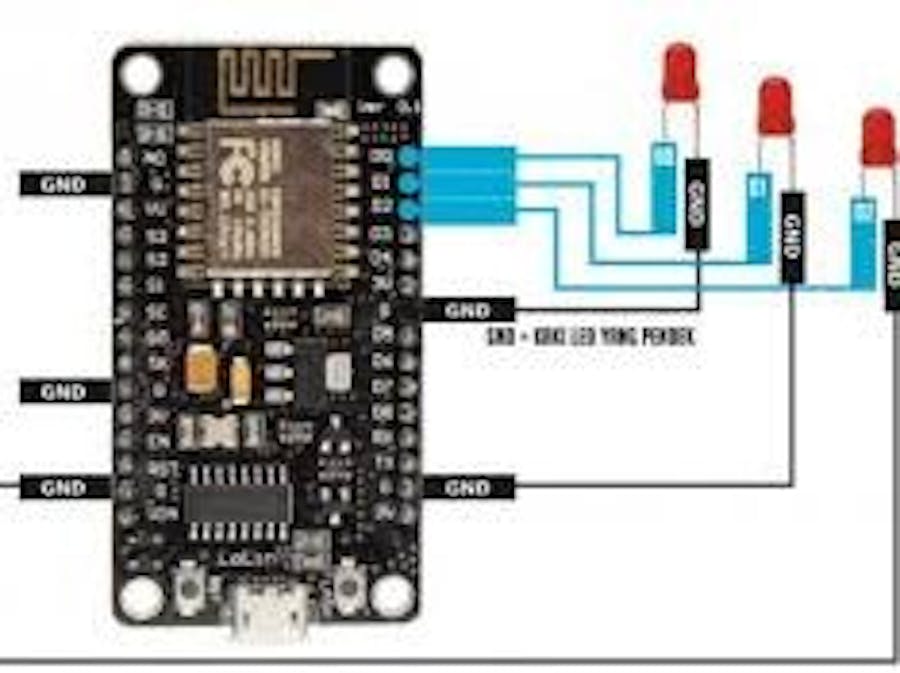 Lampu LED + NodeMcu