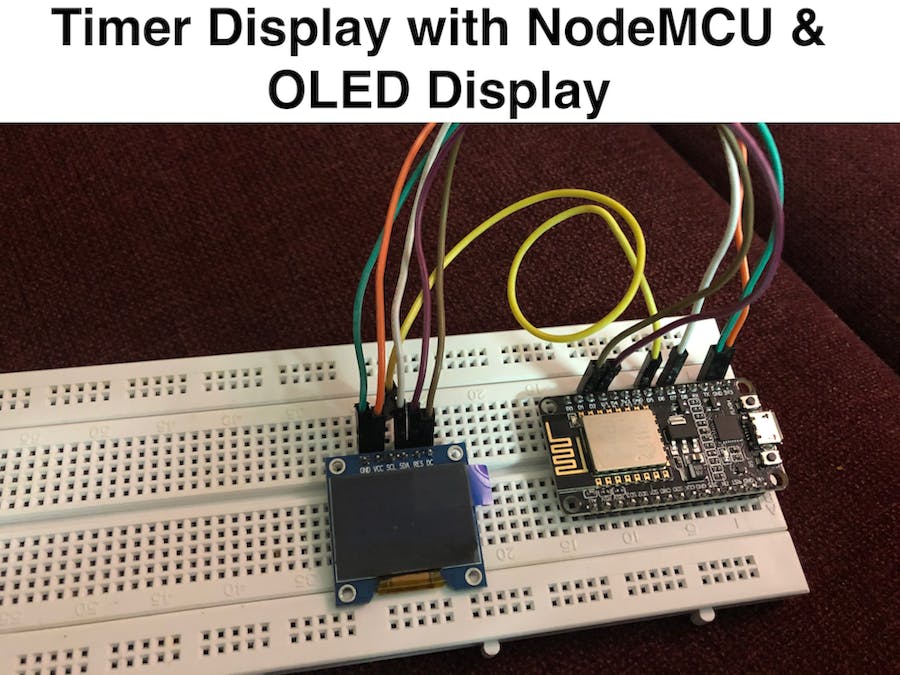 Timer Display with NodeMCU