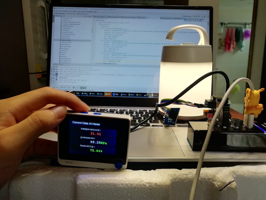 Wio Terminal-Based Simple Smart Home Central Control System