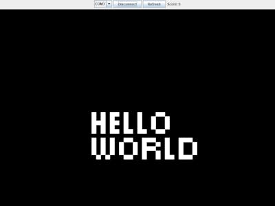 Arduino Serial Draw - Display via USB Interface!
