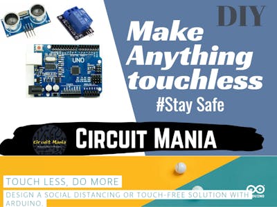 Make Touchless ANY THING using ultrasonic sensor module