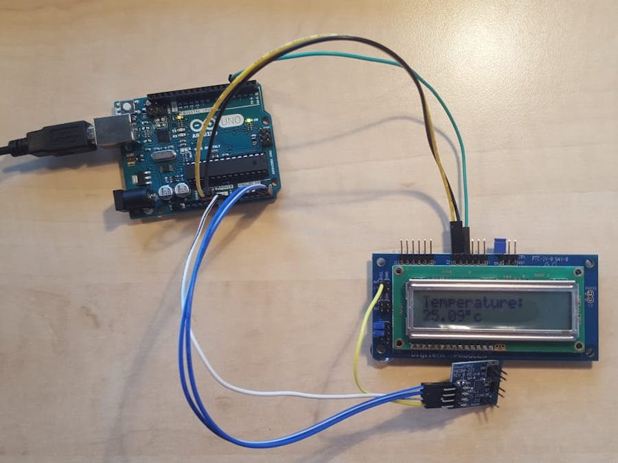 Using the Pmod TMP2 and Pmod CLS with Arduino Uno