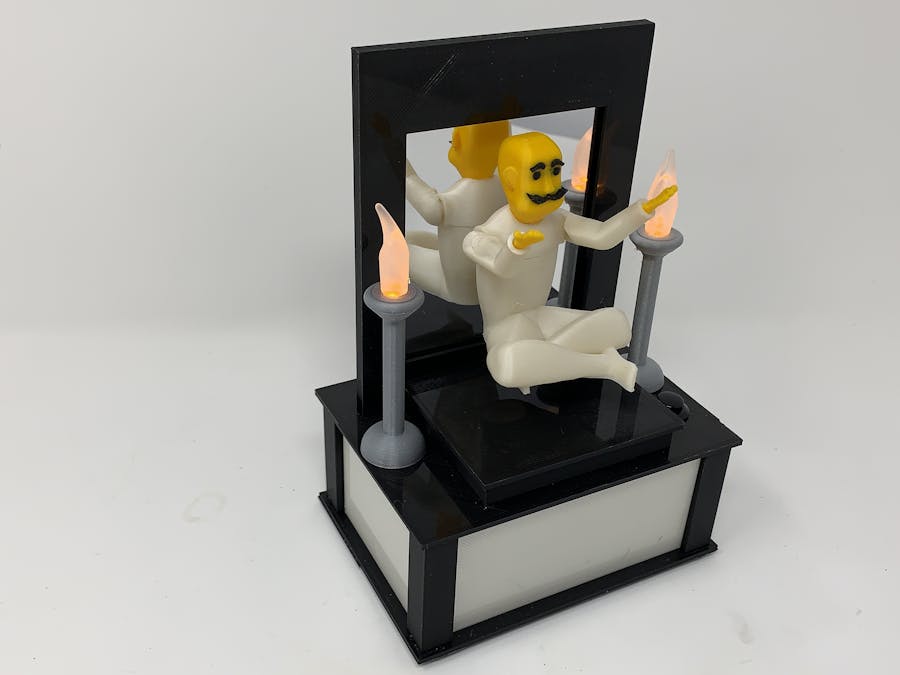 Levitation, a 3D Printed Automaton Illusion