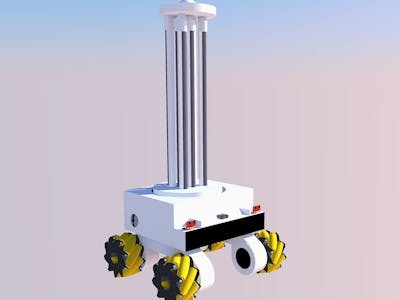 Pinaka - A UVD(UV Disinfect) Robot