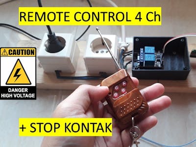 How to Connect Remote Control 4 Channel to Arduino