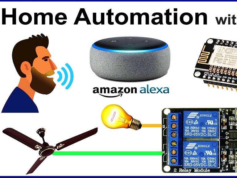 Fonética fascismo víctima Alexa Home Automation System Using NodeMCU & Relay Module - Hackster.io