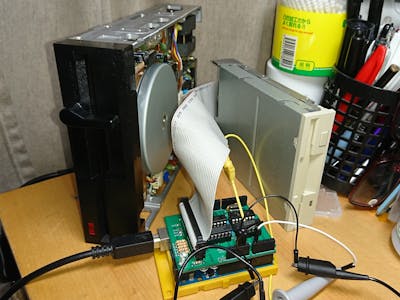 Floppy Disk Data Capture Shield for Arduino UNO
