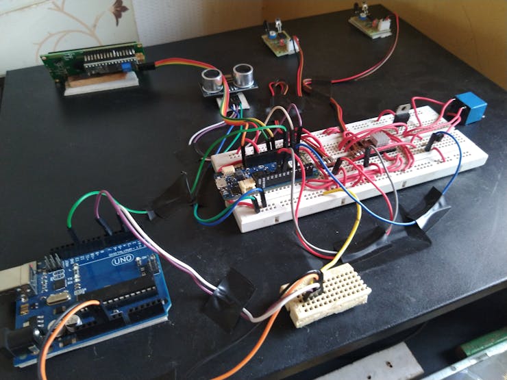 The finished circuit should look something like this