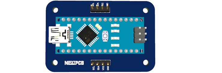 Figure 3 - 3D View of the Printed Circuit Board.