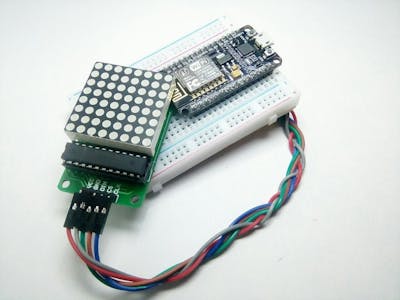 Interface LED Dot Matrix (8x8) With NodeMCU