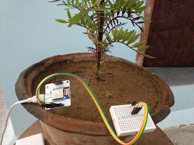 Threshold temperature cross alert system using bolt IoT